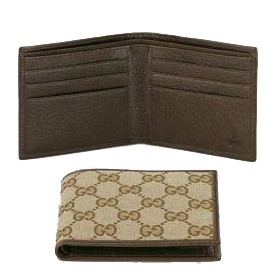 Brun Gucci Bi-plis Portefeuille De Base 04857R-FVE1R-9643